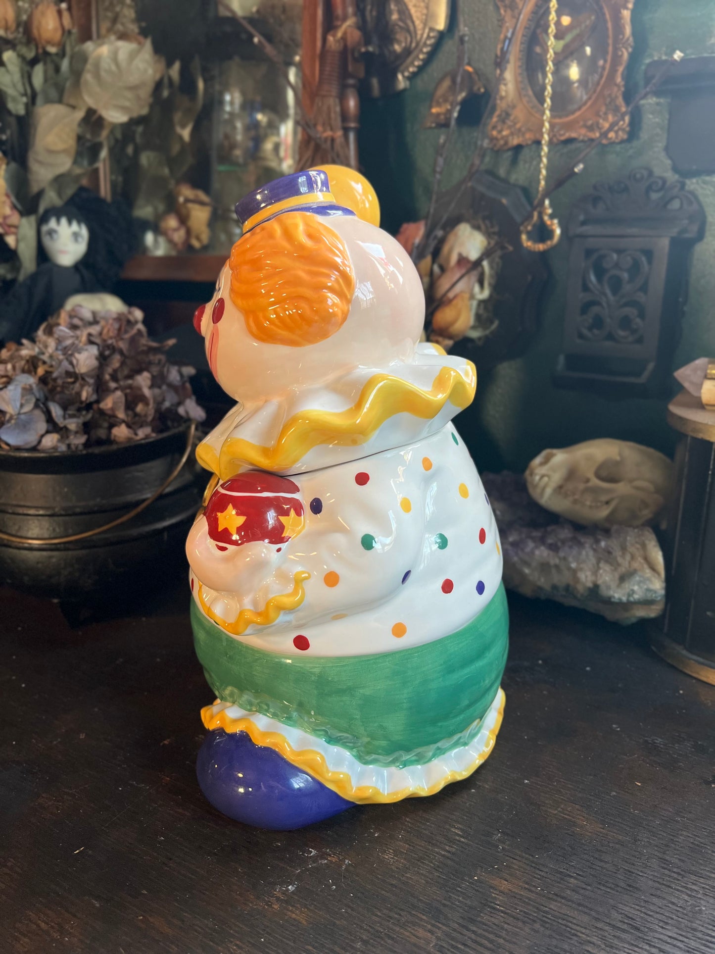 Happy Clown Cookie Jar