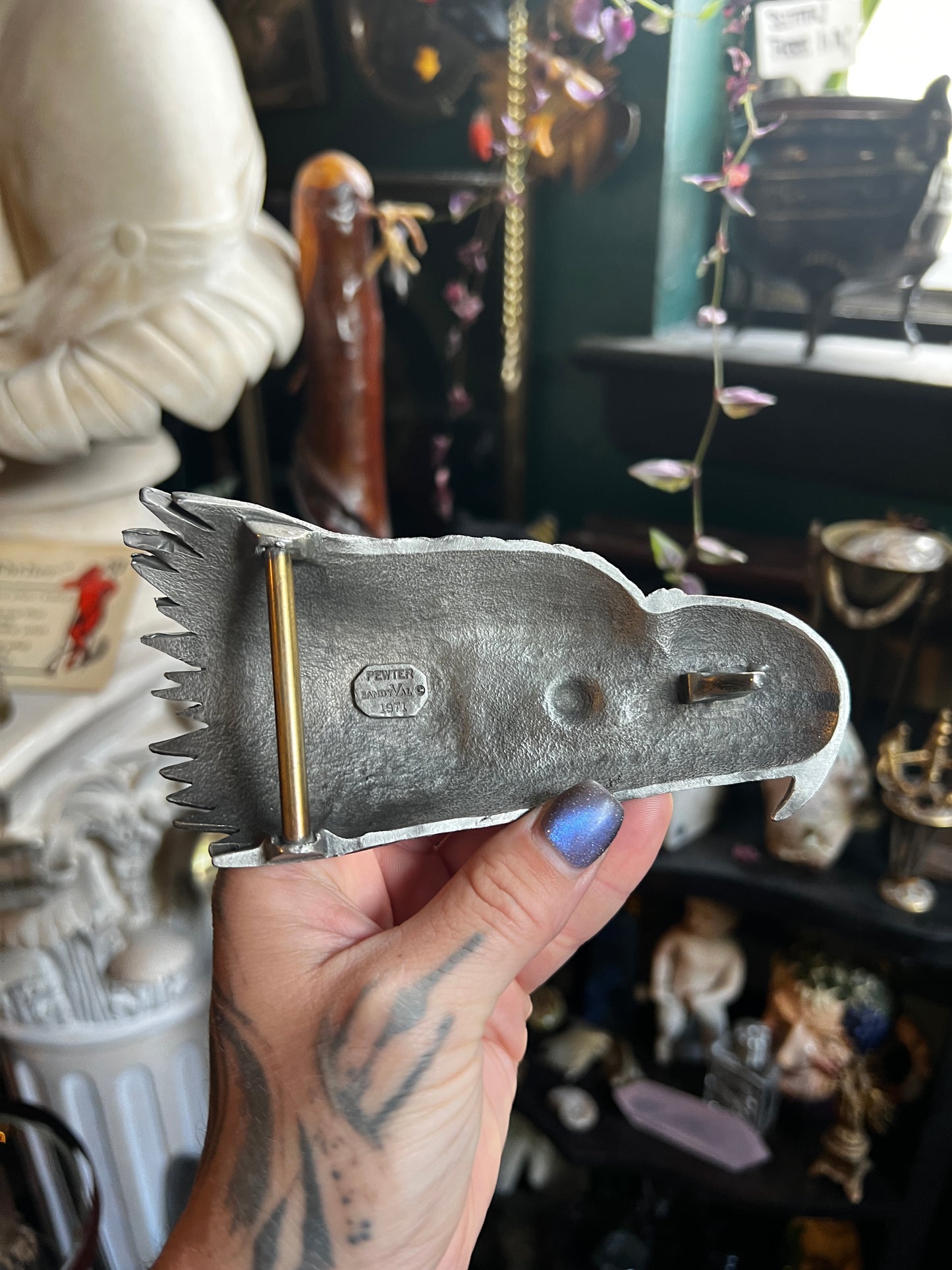 1970s Sandy Val Eagle Belt Buckle