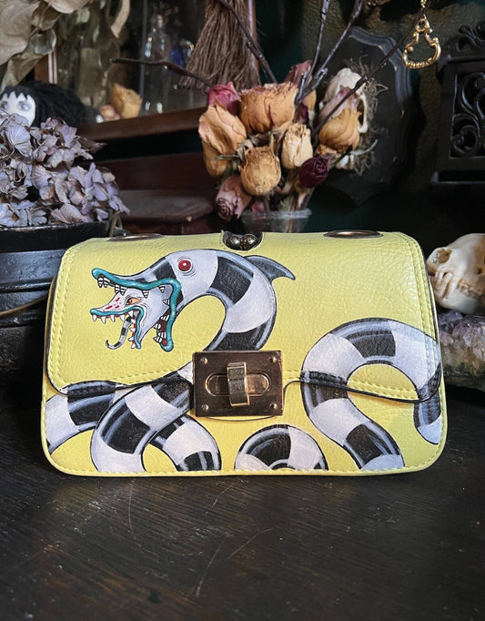 All Drawn Beetlejuice Shoulder Bag