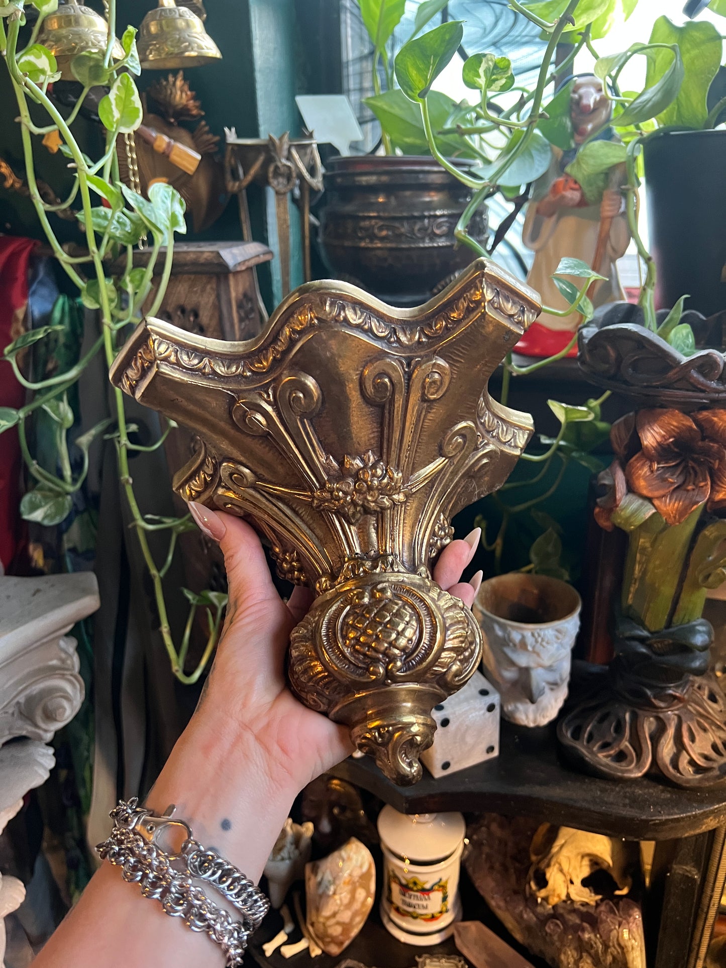 Italian Style Gilded Ornate Wall Shelves