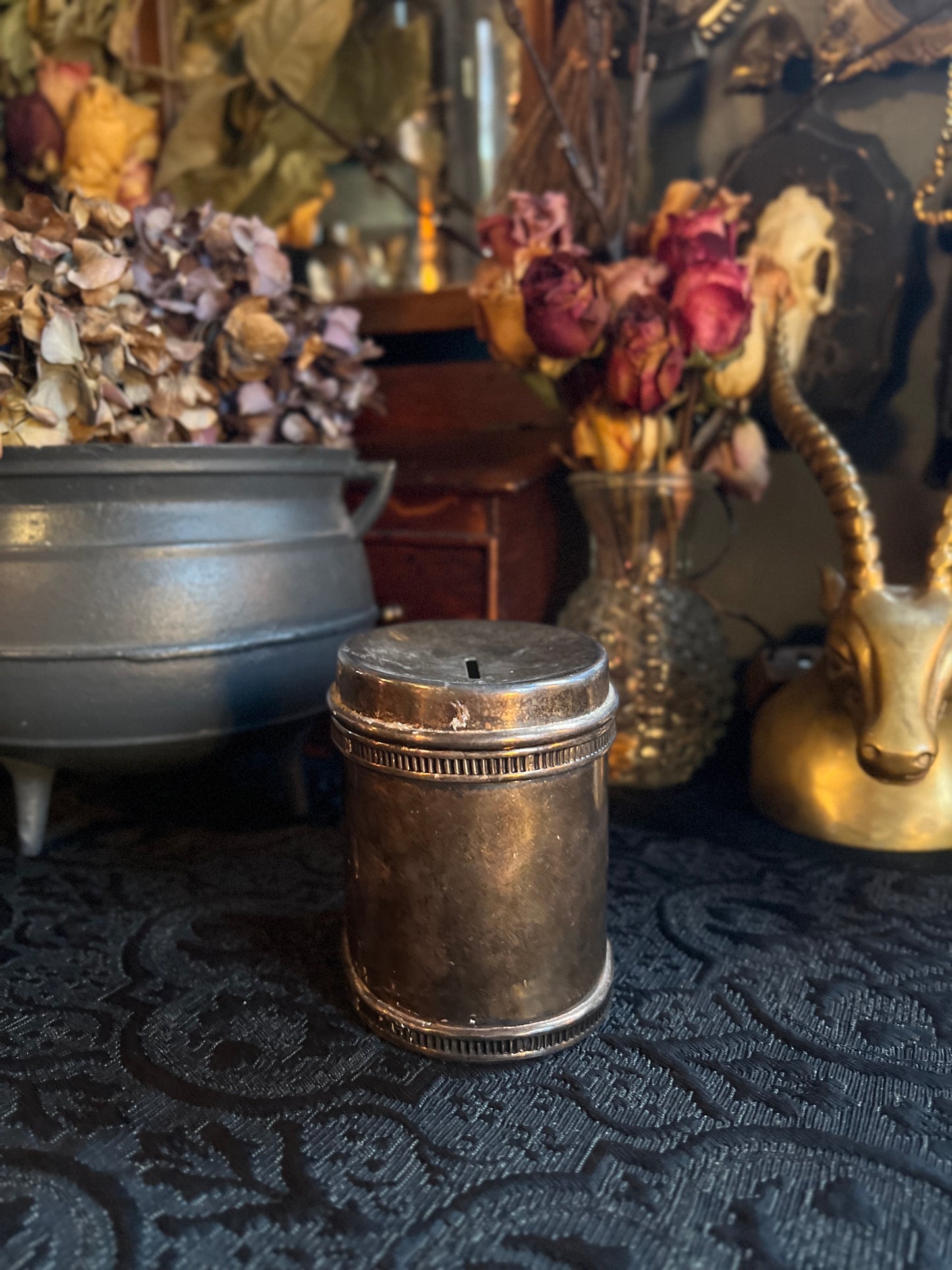 Silver-plated Coin Bank