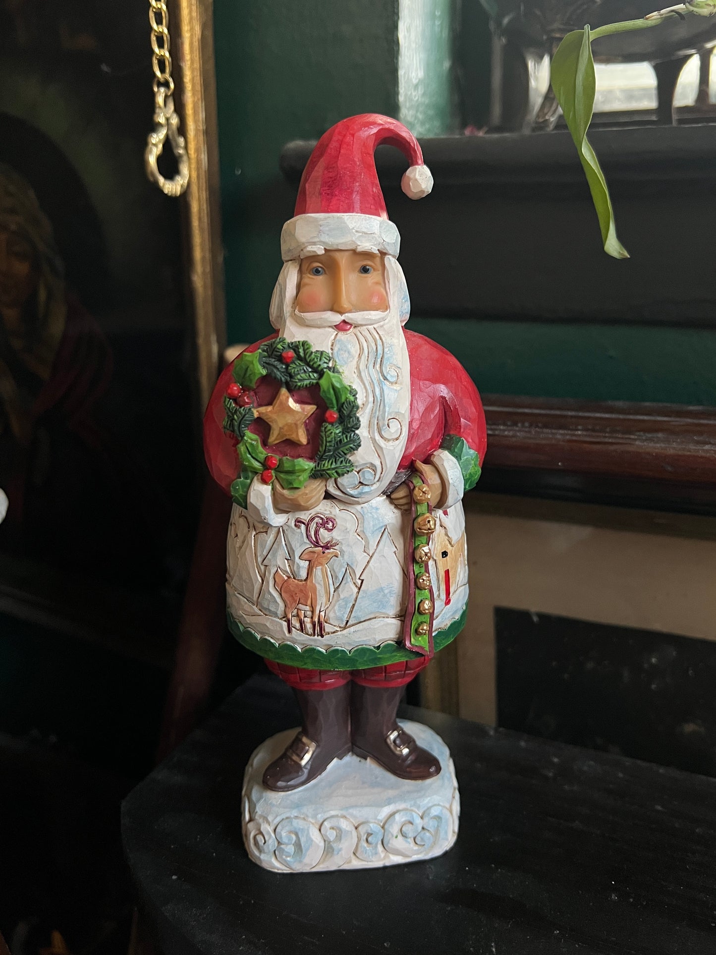 Jim Shore Embrace The Jingle Santa Figurine