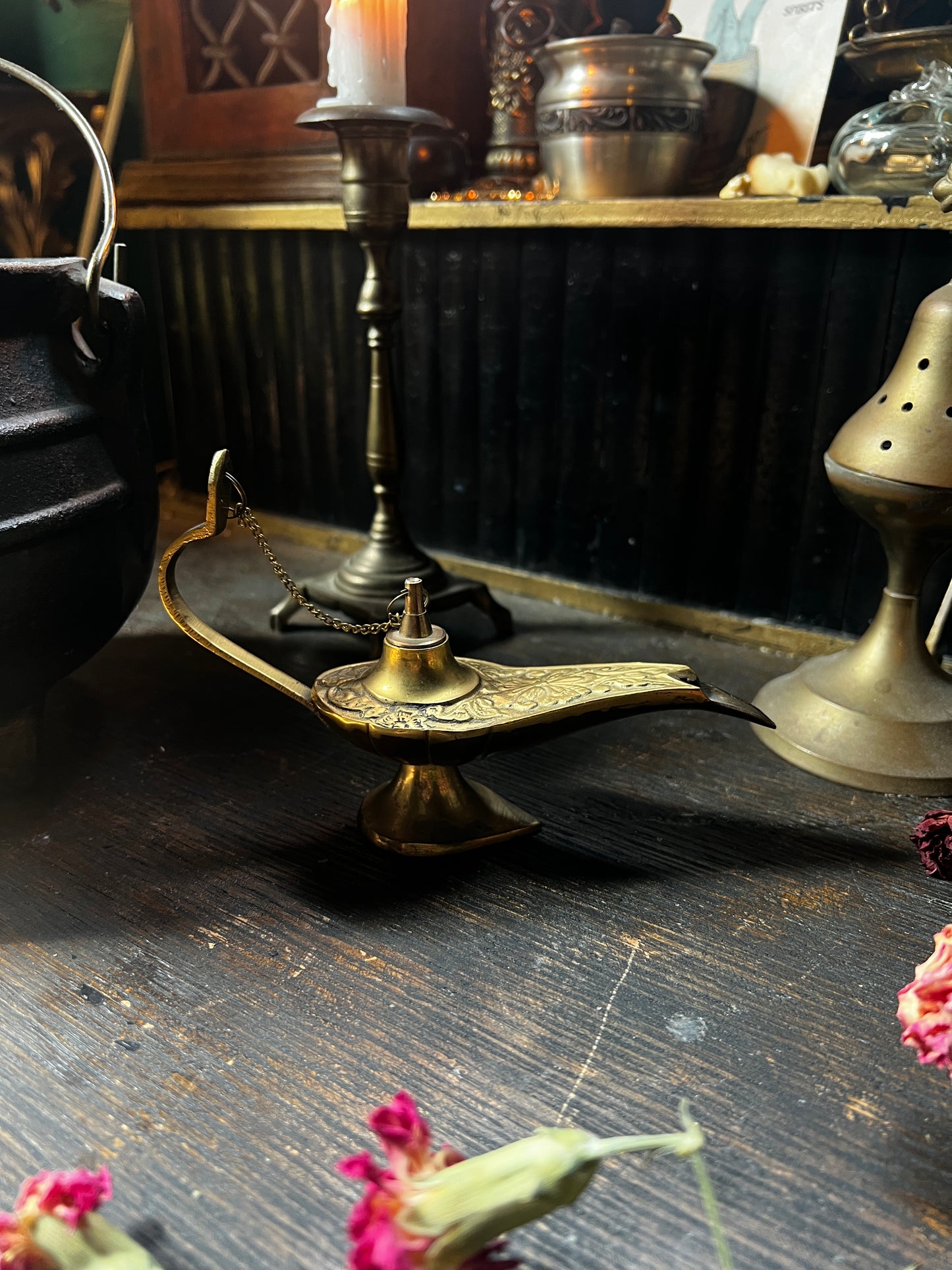 Brass Genie Bottle