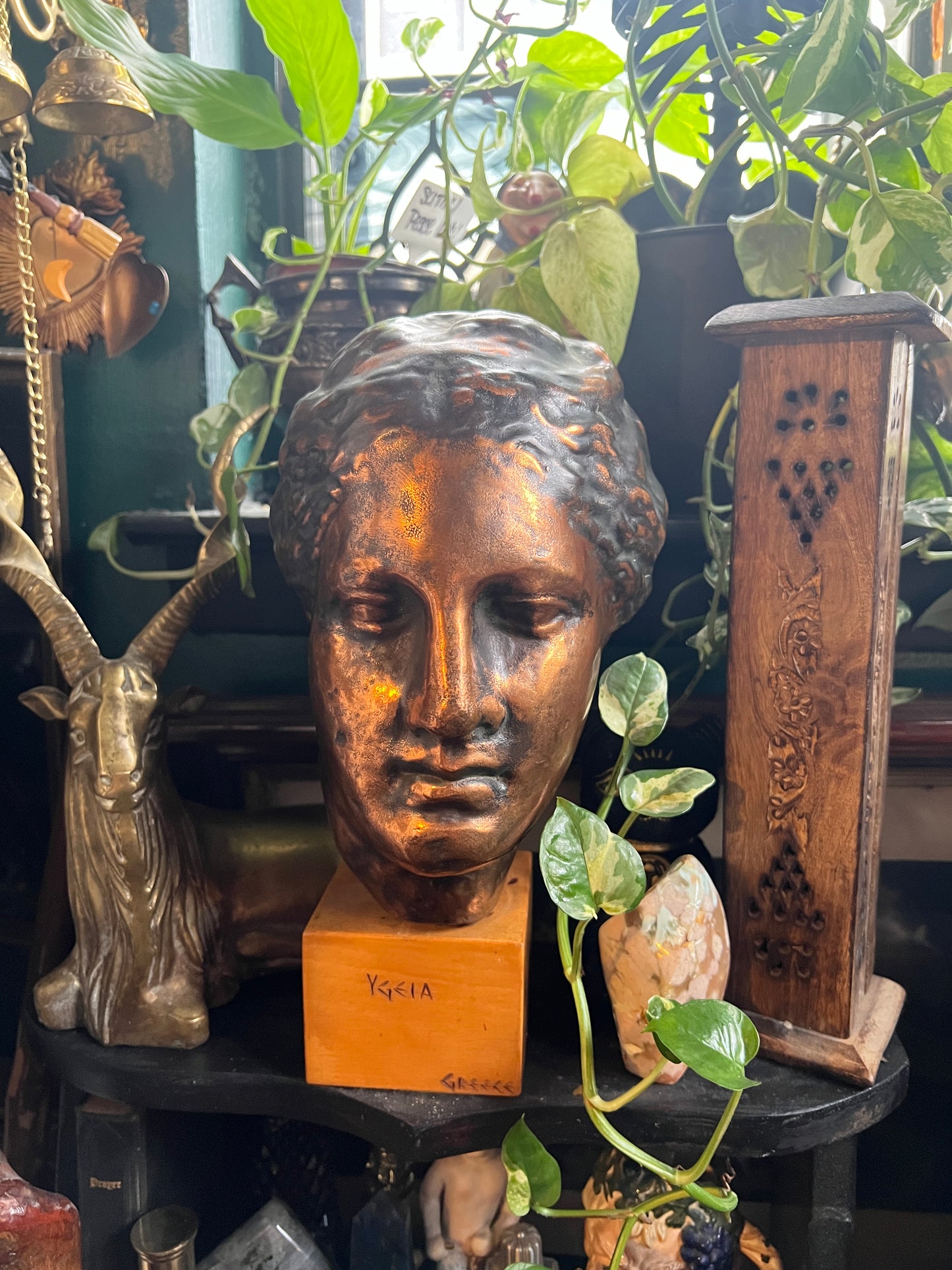 Bronze Head of Hygieia - Goddess of Health