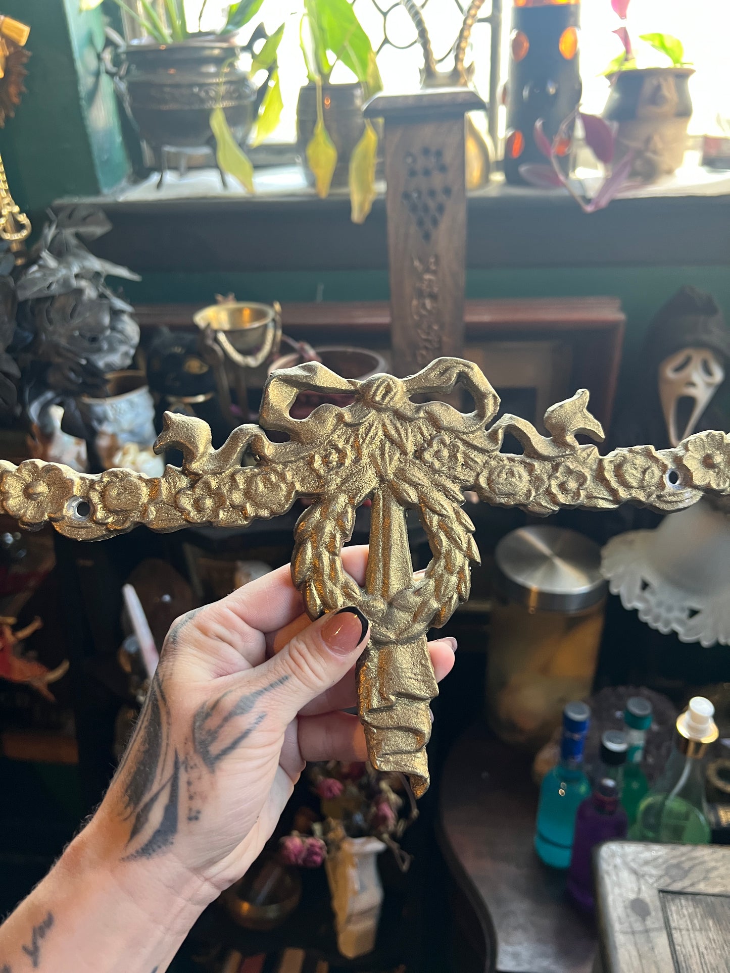 Cast Iron Ornate Door Topper