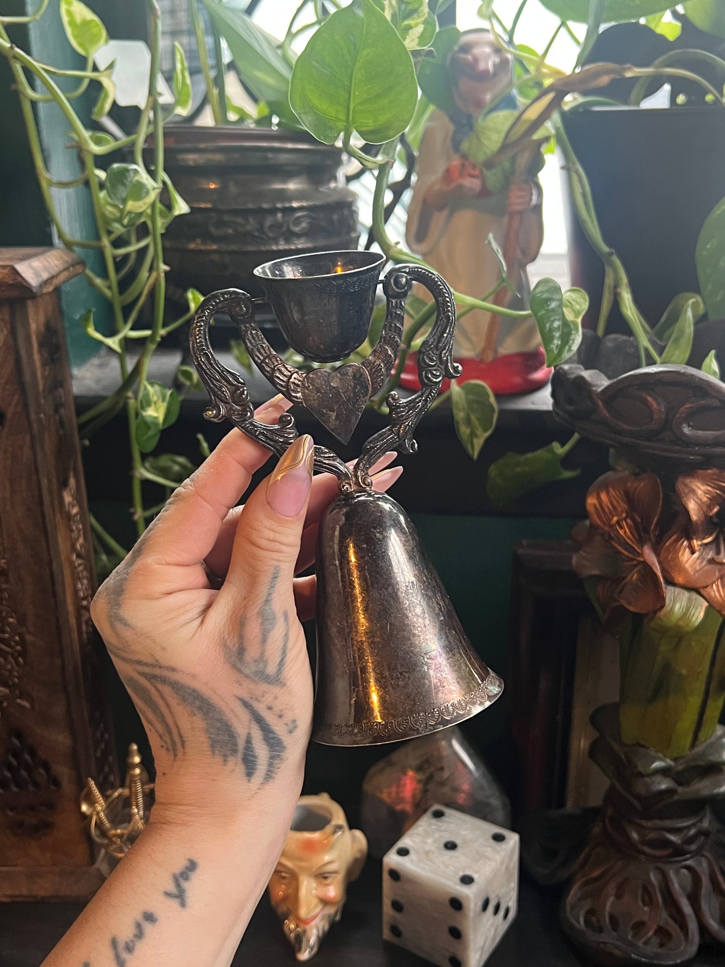 Heart Motif Wedding Chalice