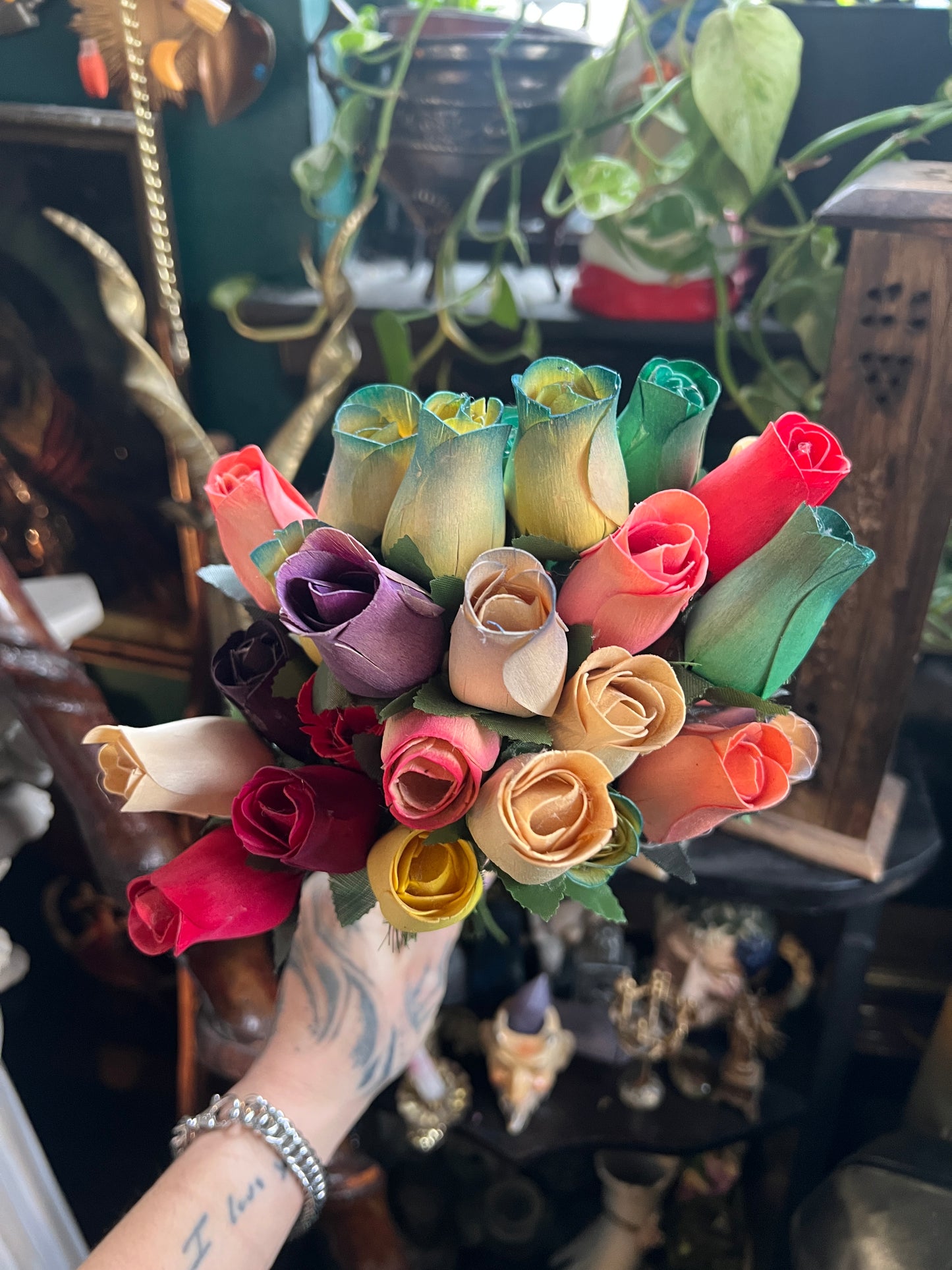 Wooden Floral Bouquet