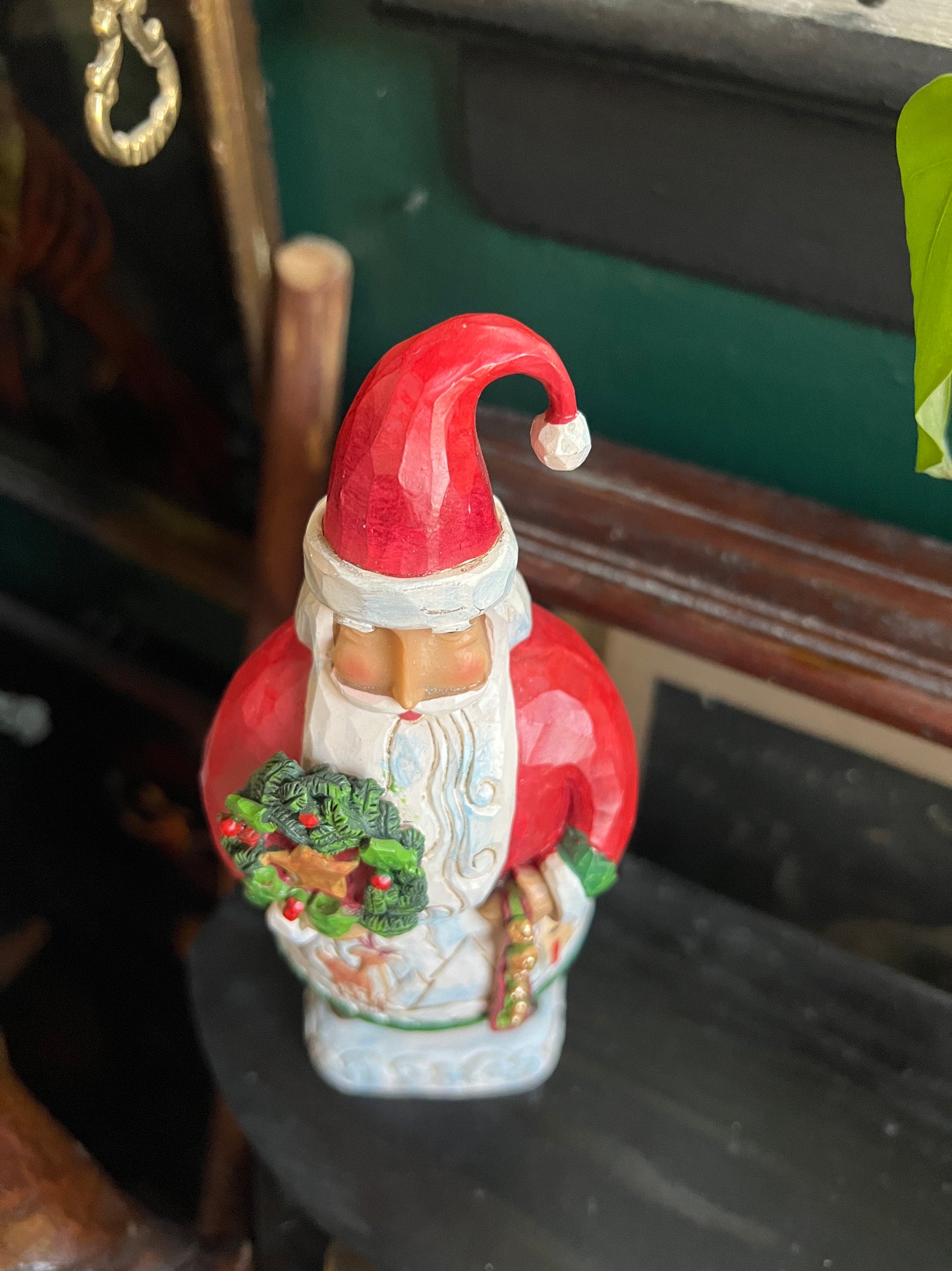 Jim Shore Embrace The Jingle Santa Figurine