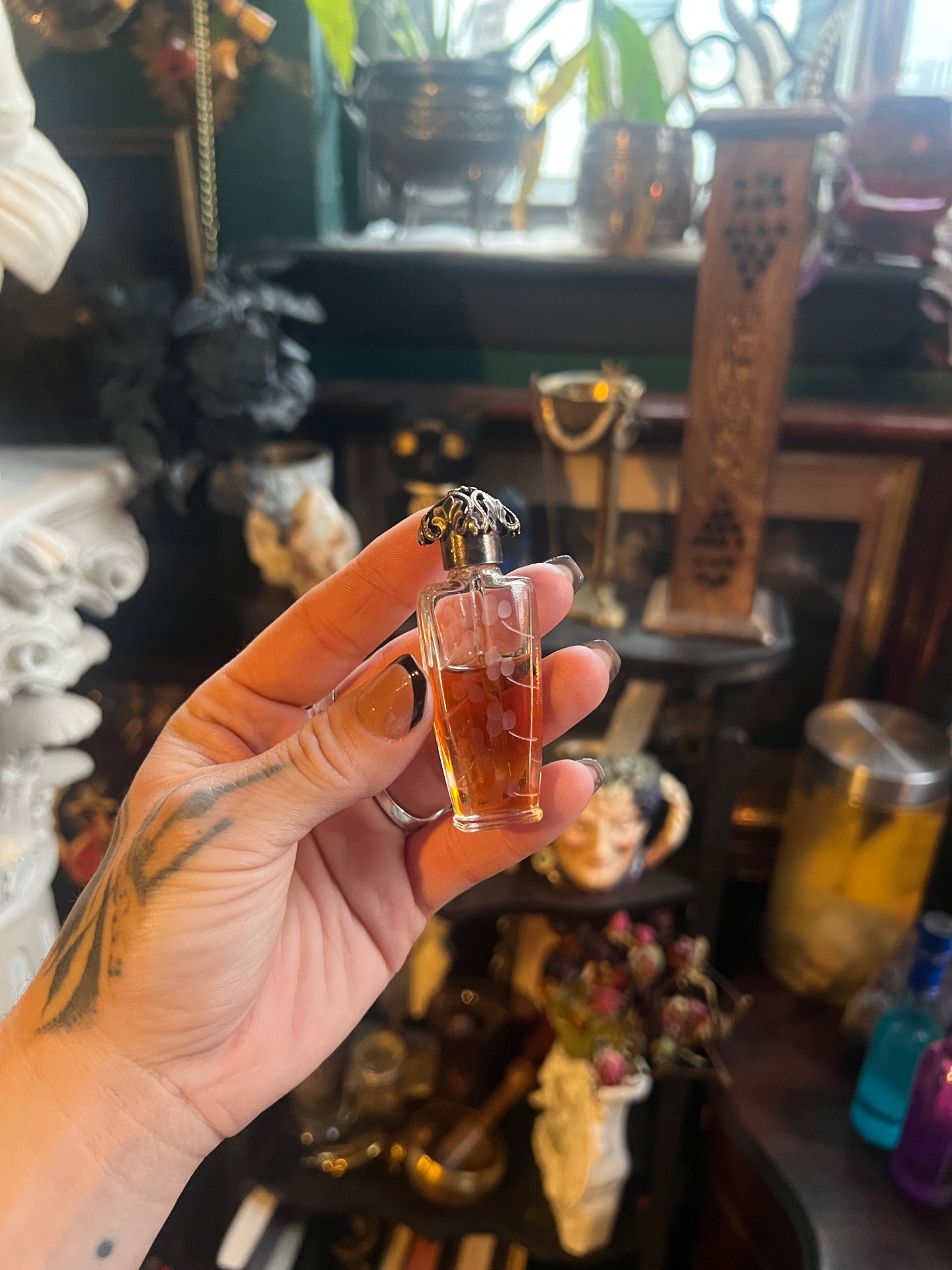 Antique French La Castillere Perfume Bottle