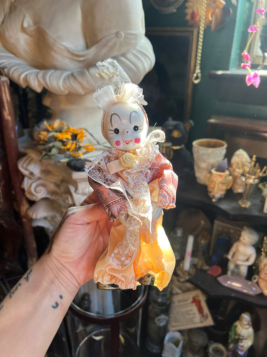 1980s Hand Painted Clown