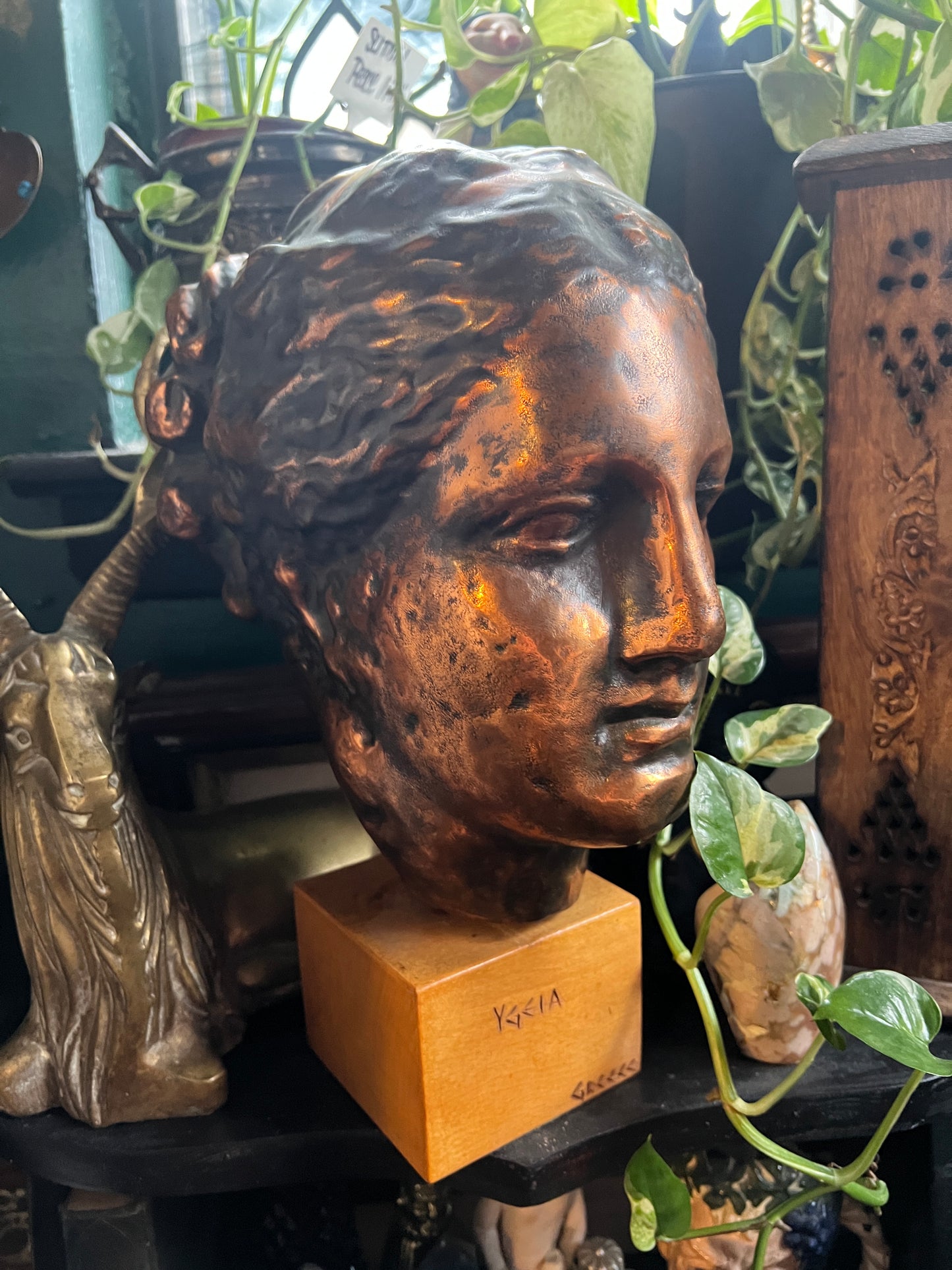 Bronze Head of Hygieia - Goddess of Health