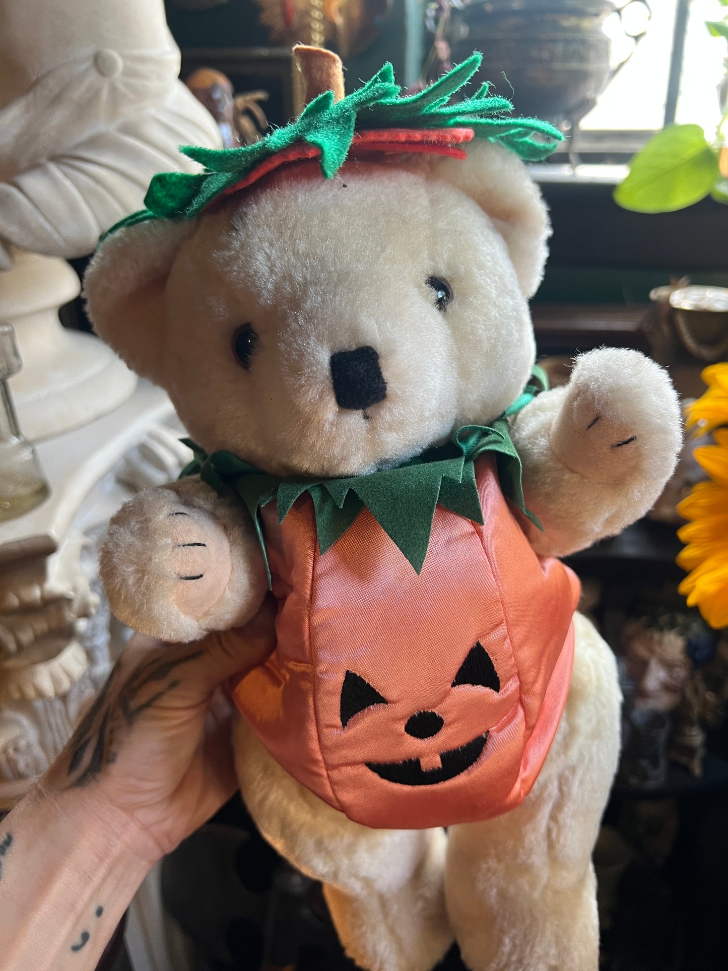 Jack O’Lantern Pumpkin Bear