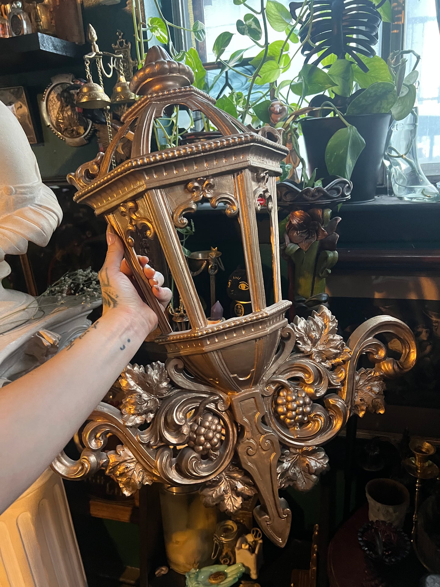 Hollywood Regency Lantern Wall Decor