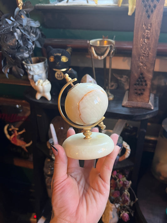 Art Deco Marble Globe