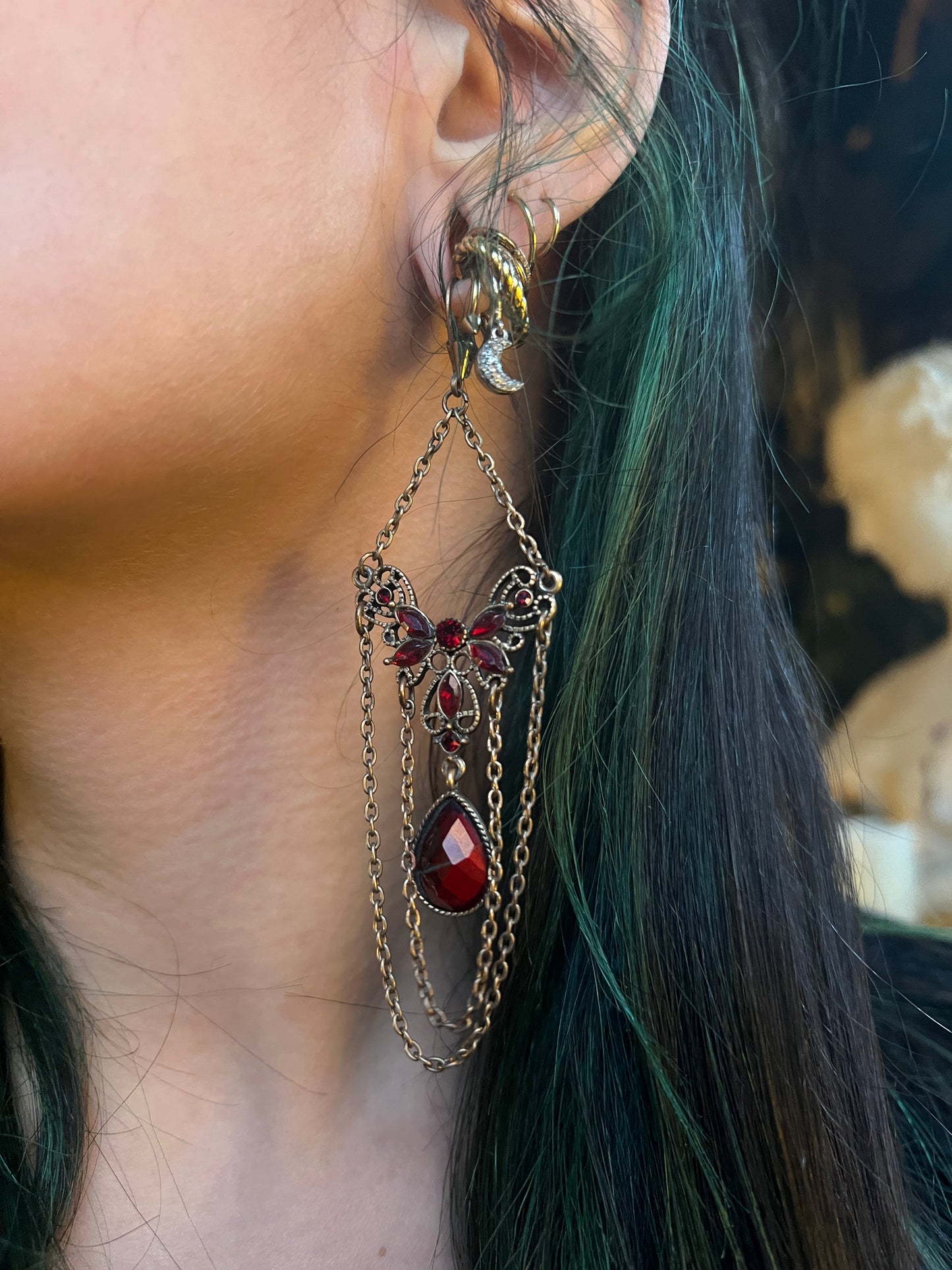 Butterfly Chandelier Earrings