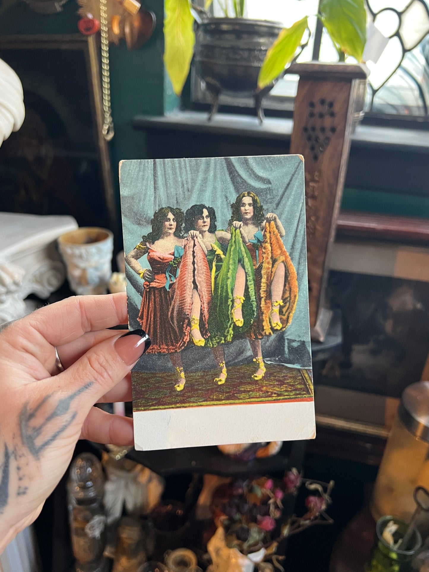 Dancing Women Postcard