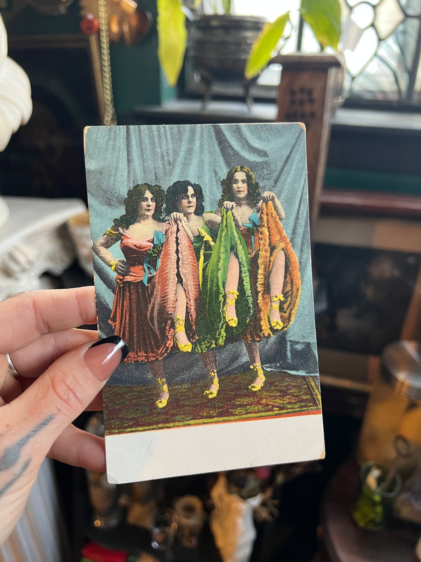Dancing Women Postcard