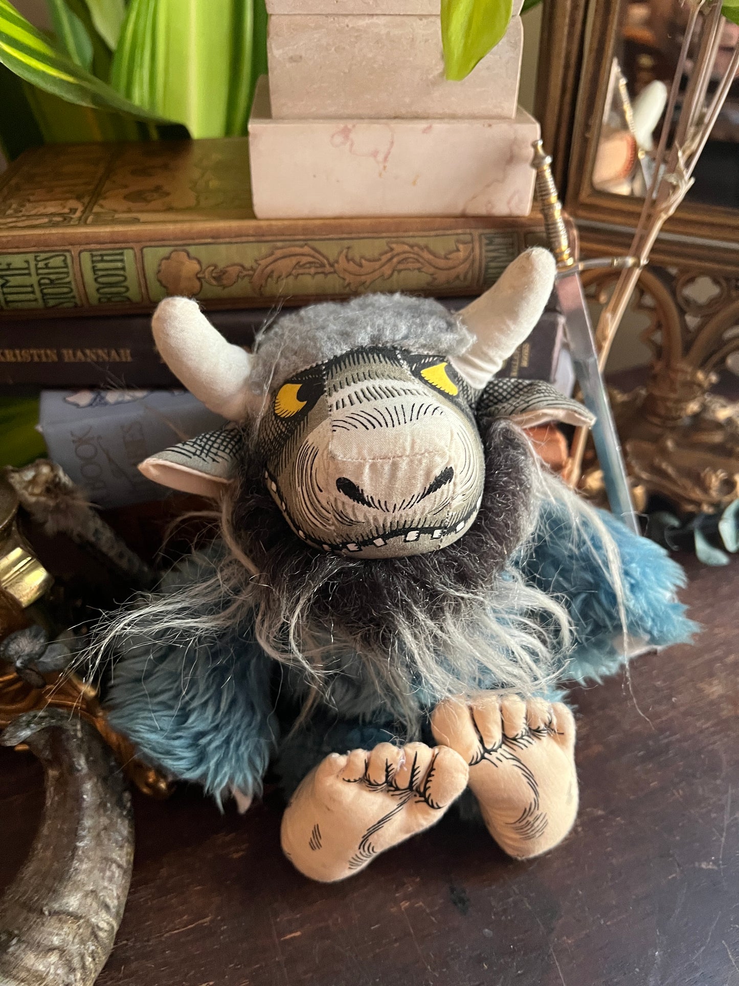 1985 Where The Wild Things Are Monster Bernard Plushue