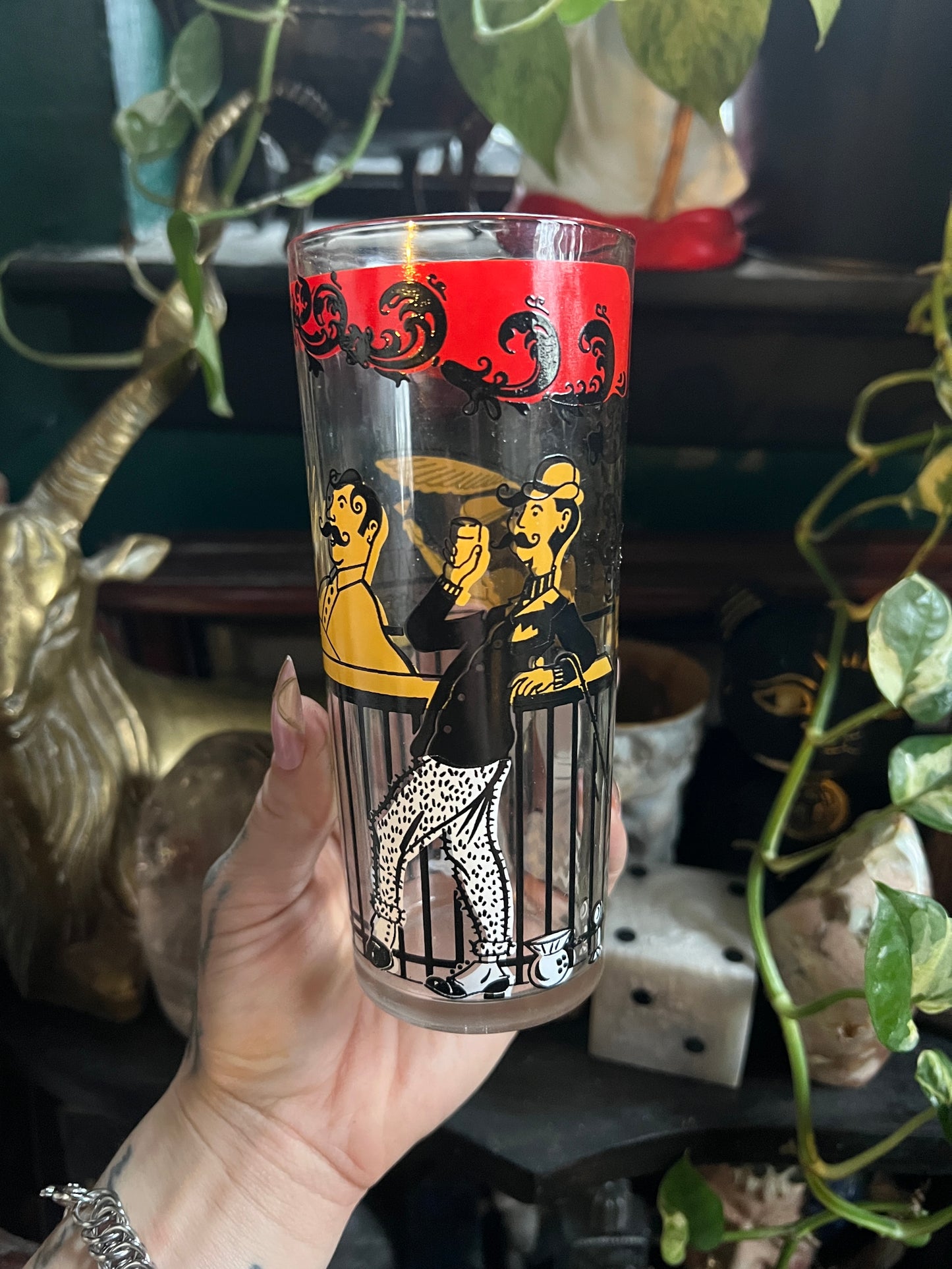 Hazel Atlas Moulin Rouge Drinking Glasses