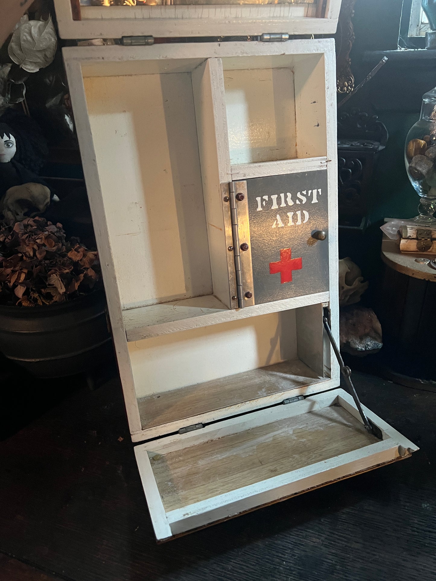 Vintage First Aid Medical Cabinet