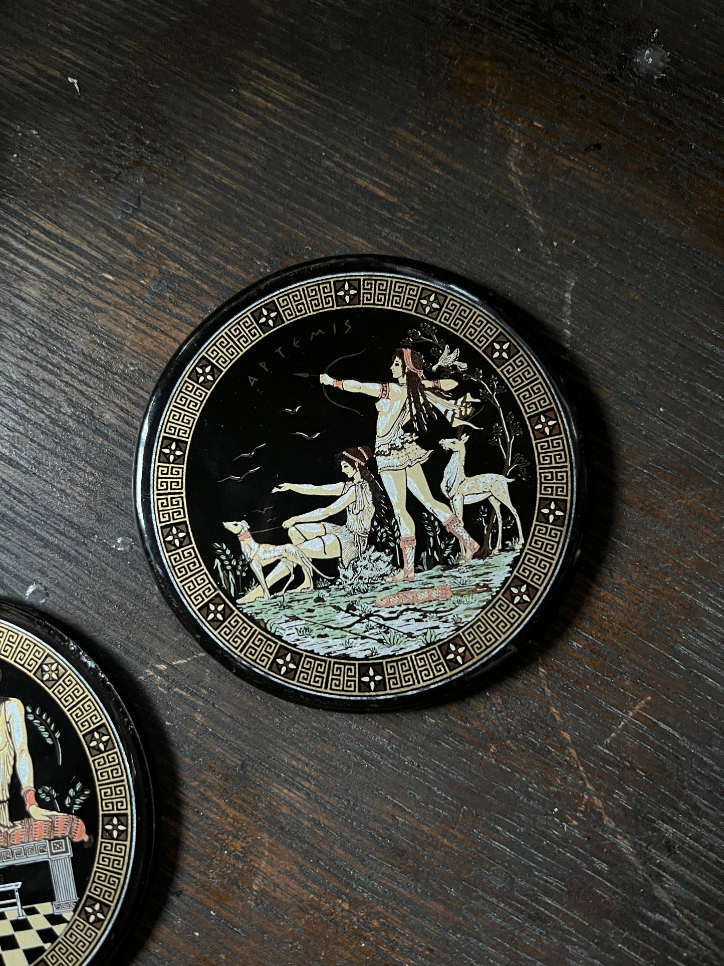 Grecian Aphrodite & Artemis Coasters