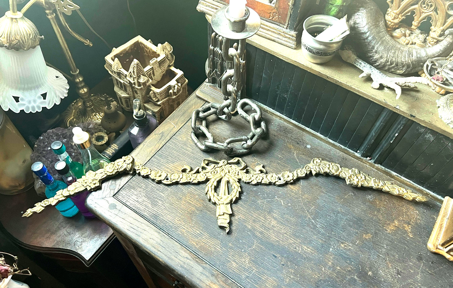 Cast Iron Ornate Door Topper