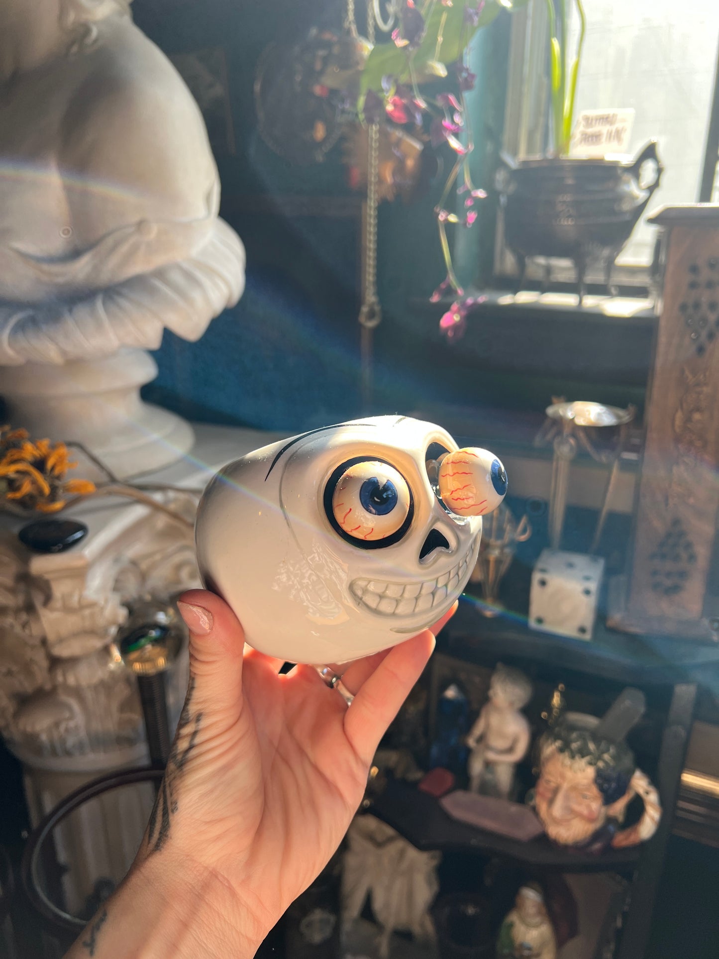 Bobble Eye Skull Bowl