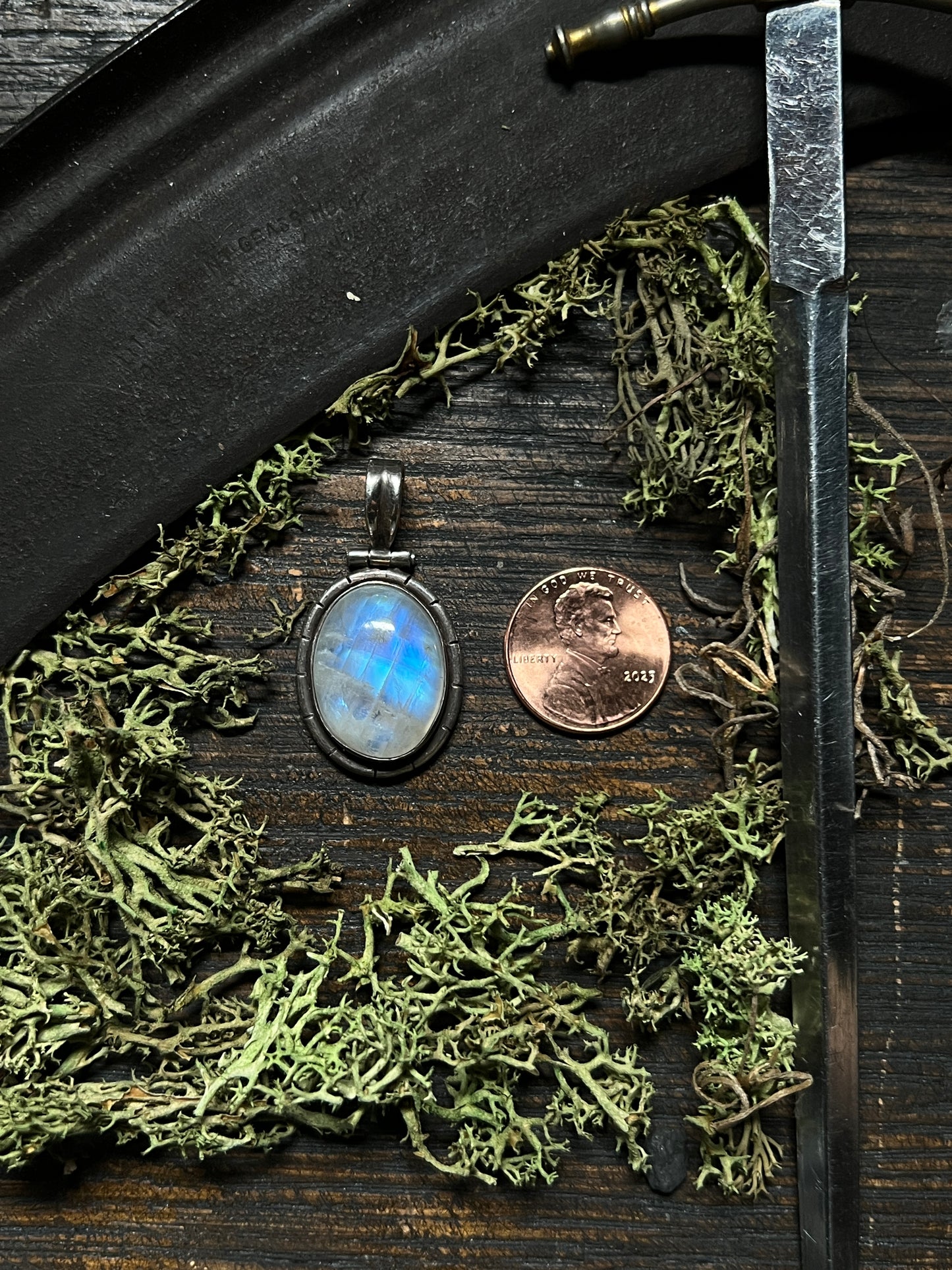 Sterling Moonstone Pendant