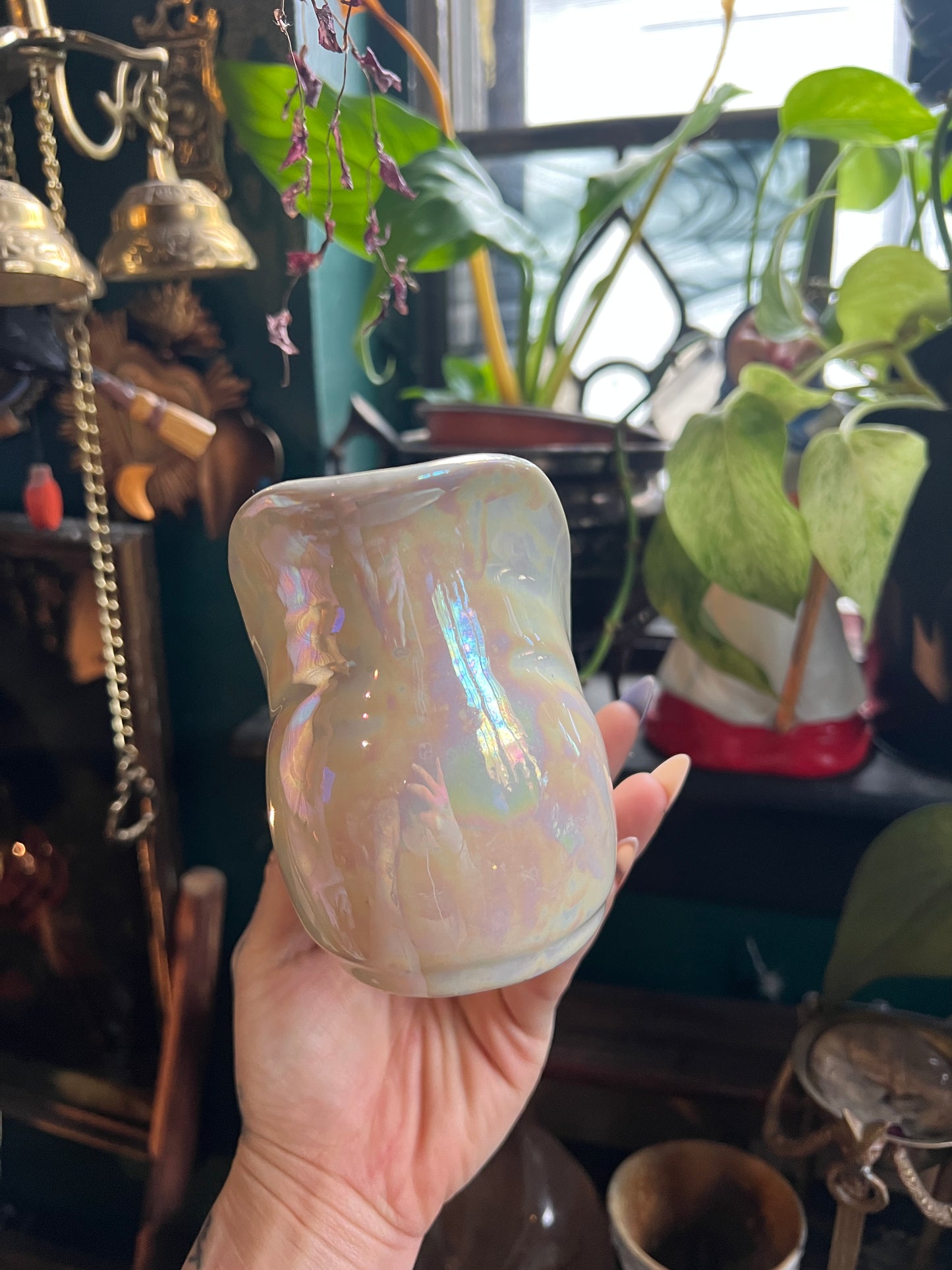 Iridescent Elf Shoe Planter