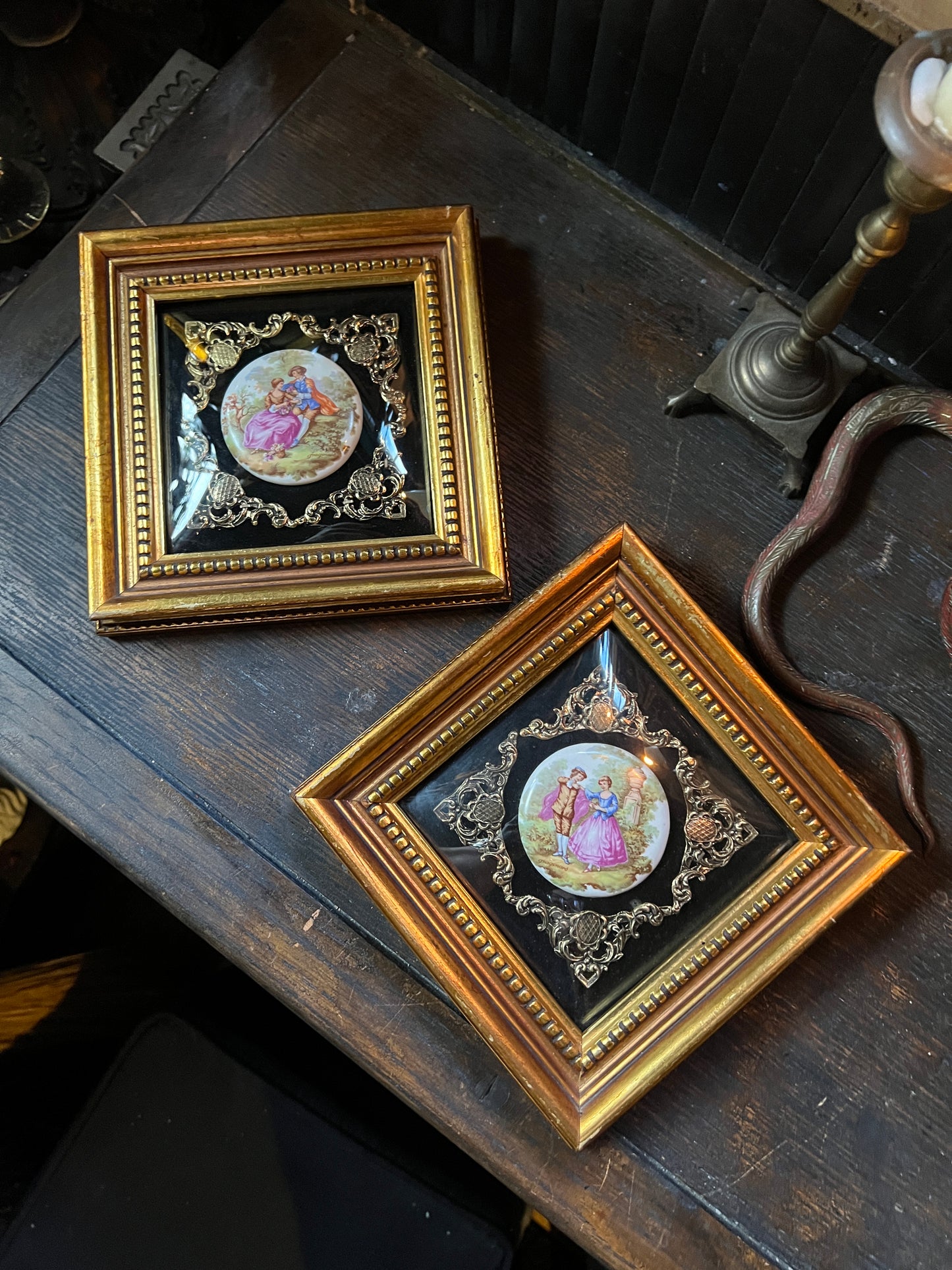 Fragonard Cameo Gold Gilt Frames