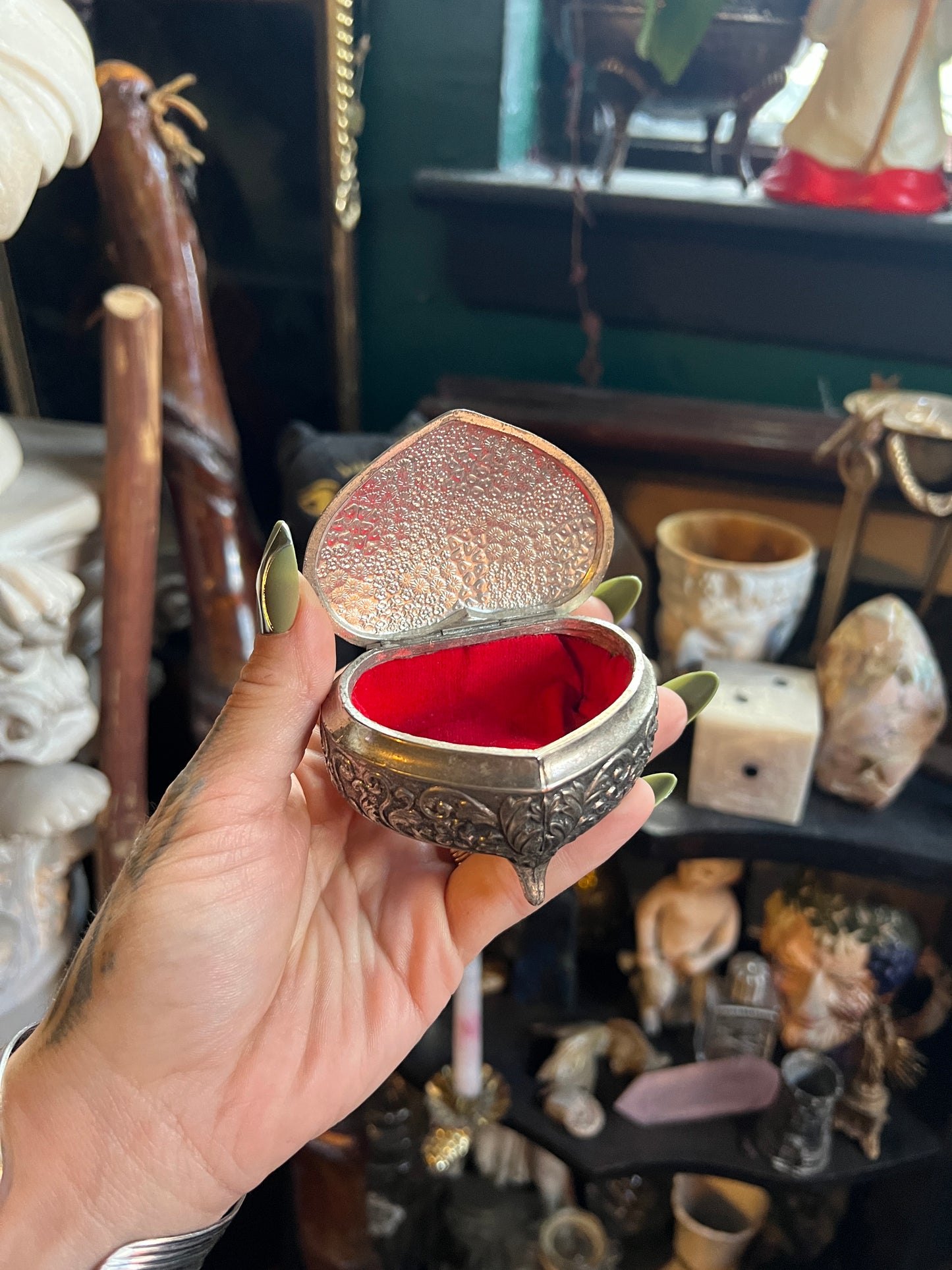 Heart Shape Trinket Box