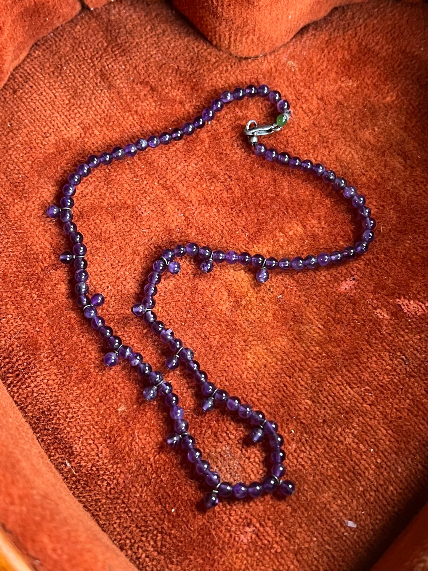 Amethyst Beaded Necklace