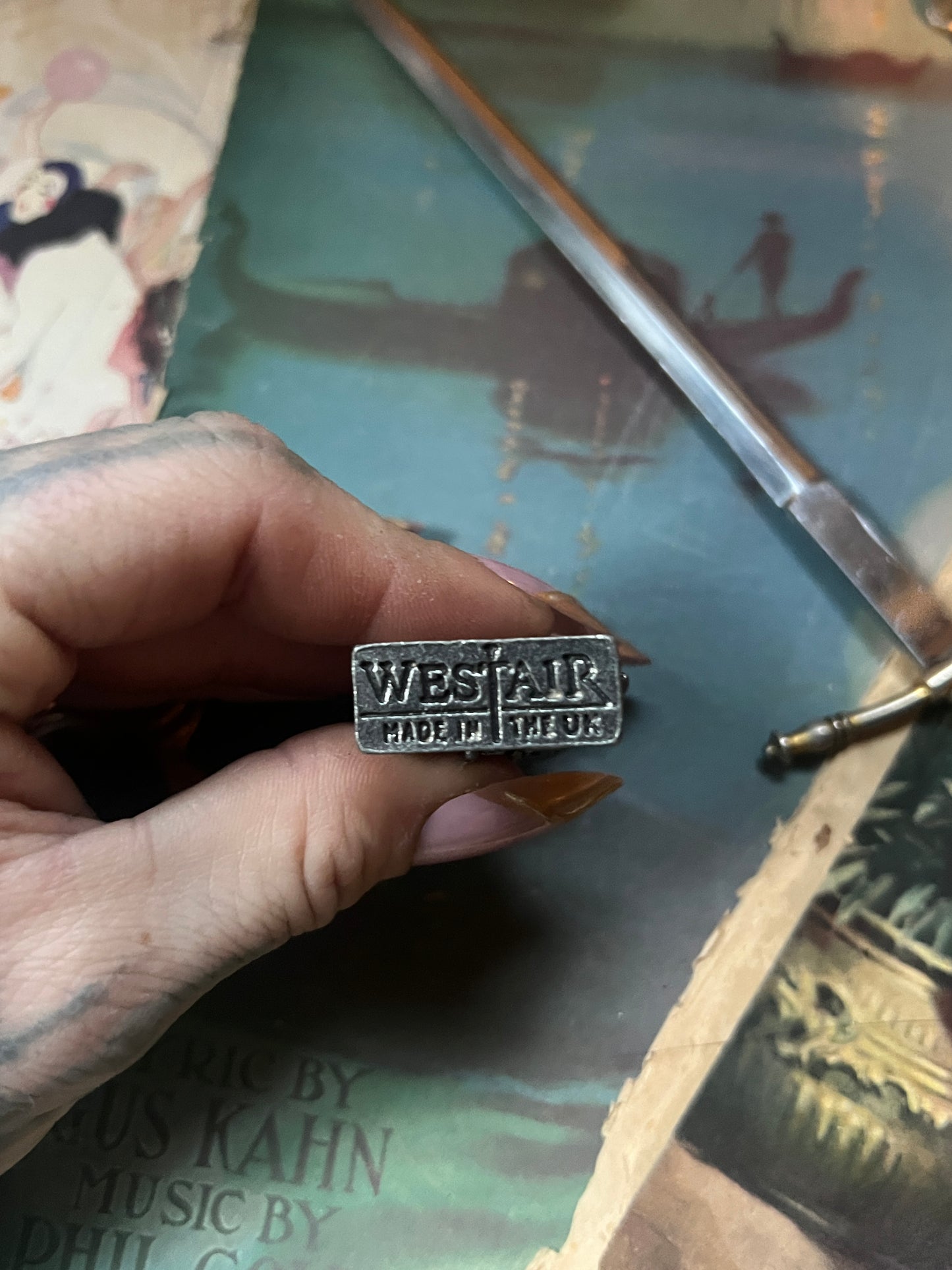 Westair Mini Pewter Armored Knight Figurine