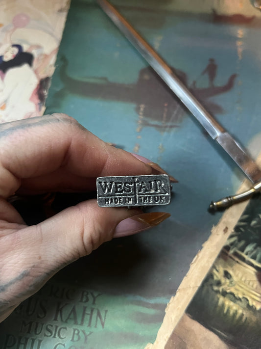 Westair Mini Pewter Armored Knight Figurine