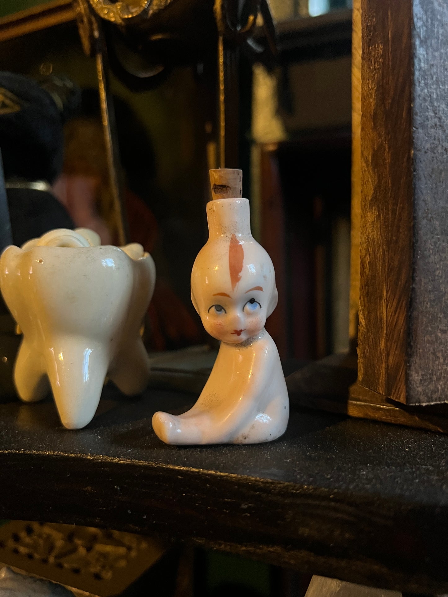 German Porcelain Kewpie Perfume Bottle