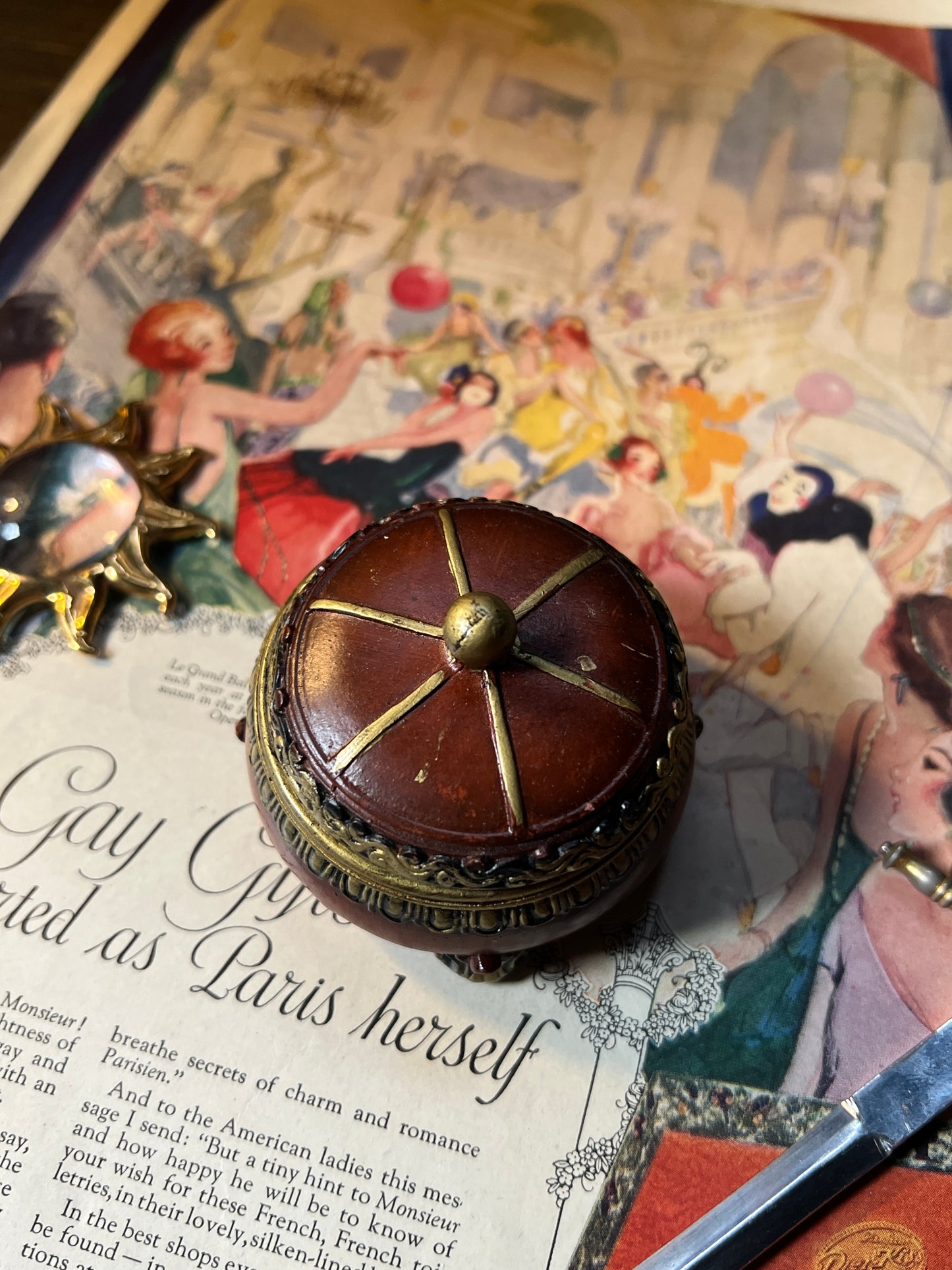 Victorian Style Trinket Box