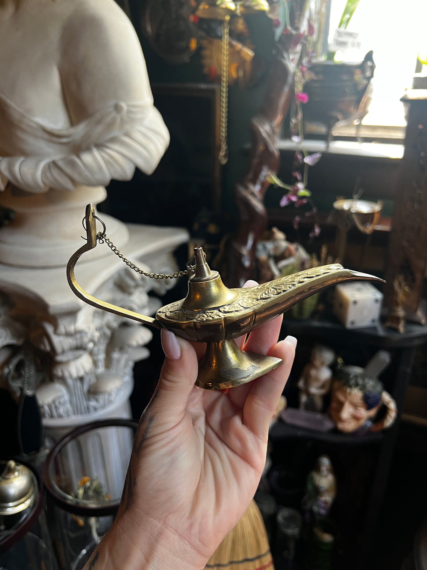 Brass Genie Bottle