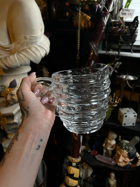 Crystal Beehive Pitcher