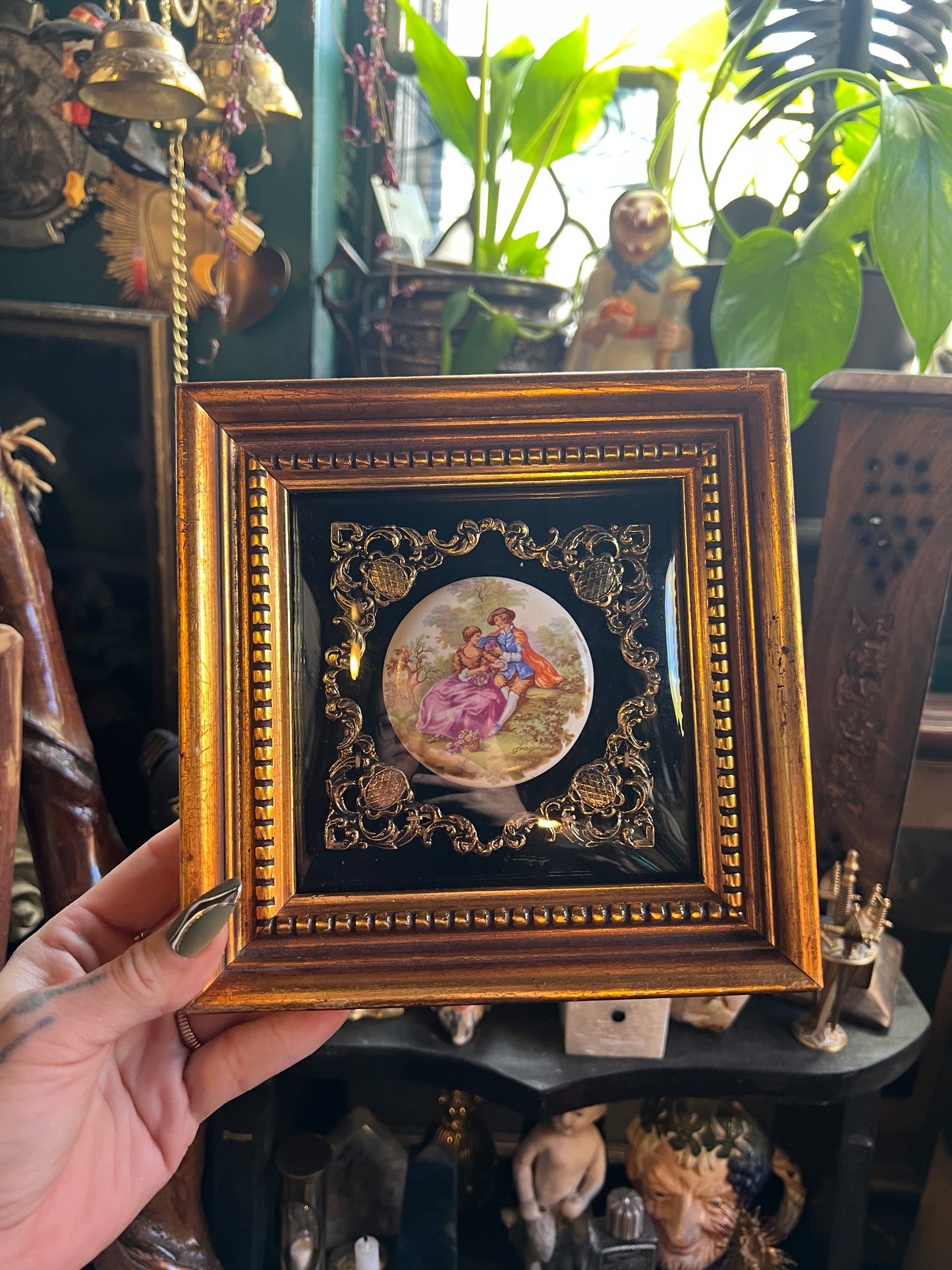 Fragonard Cameo Gold Gilt Frames