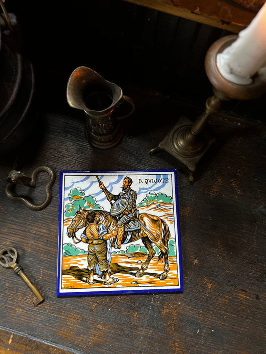 Don Quixote Spanish Ceramic Tile