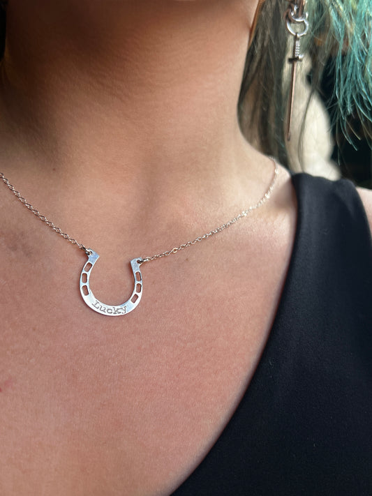 Lucky Horseshoe 925 Necklace