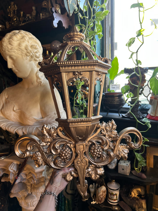 Hollywood Regency Lantern Wall Decor