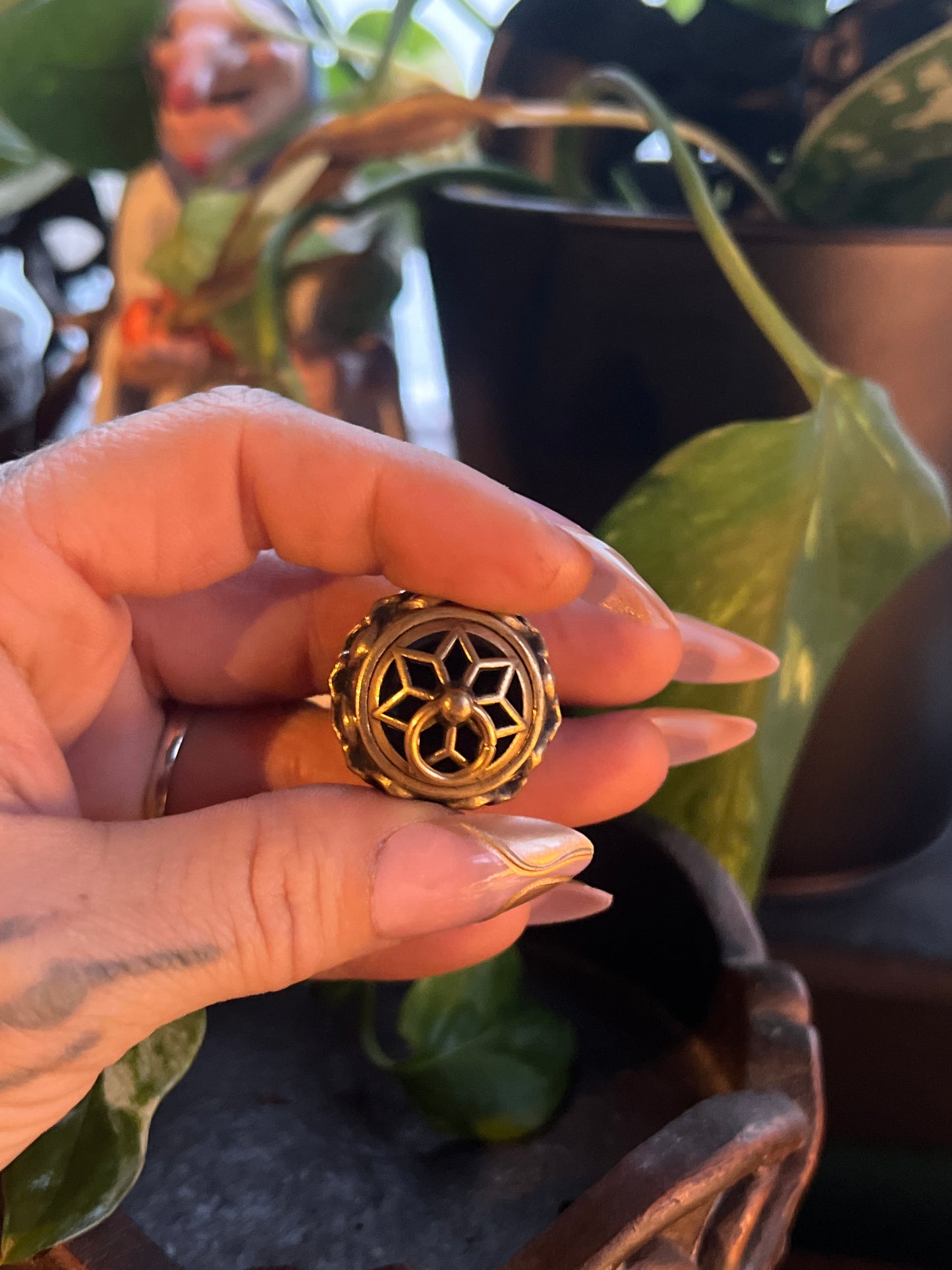 Lotus Flower Sachet Pendant