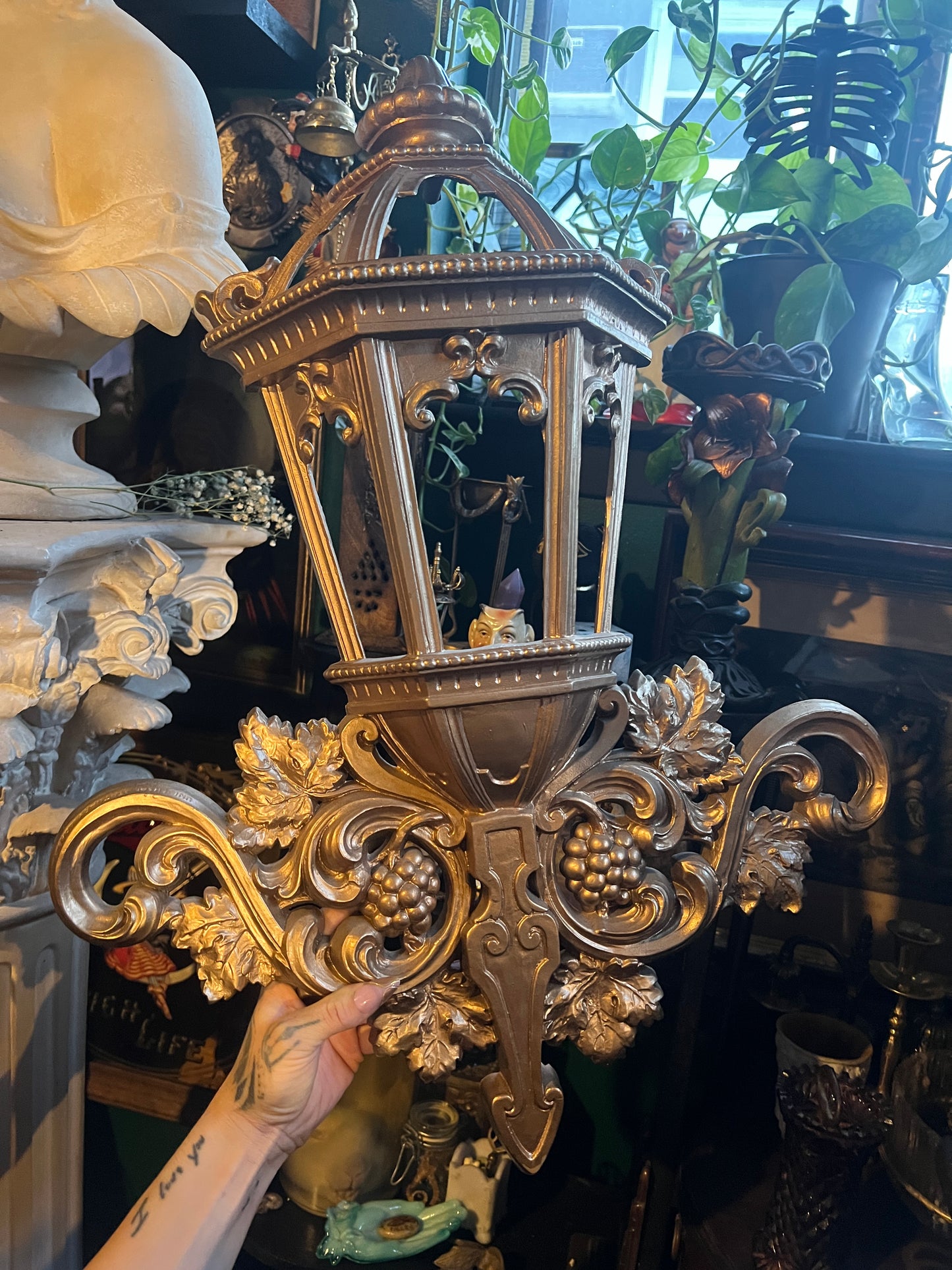 Hollywood Regency Lantern Wall Decor