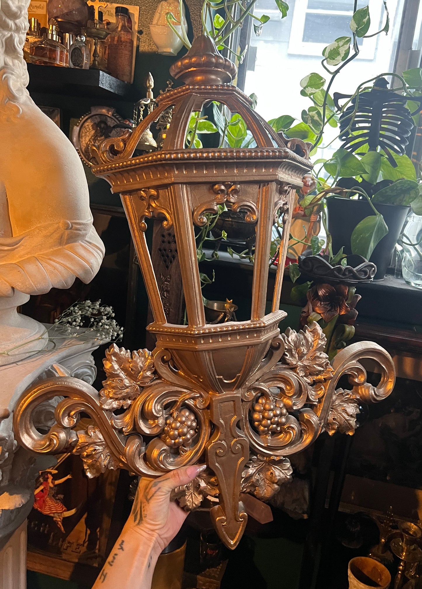 Hollywood Regency Lantern Wall Decor