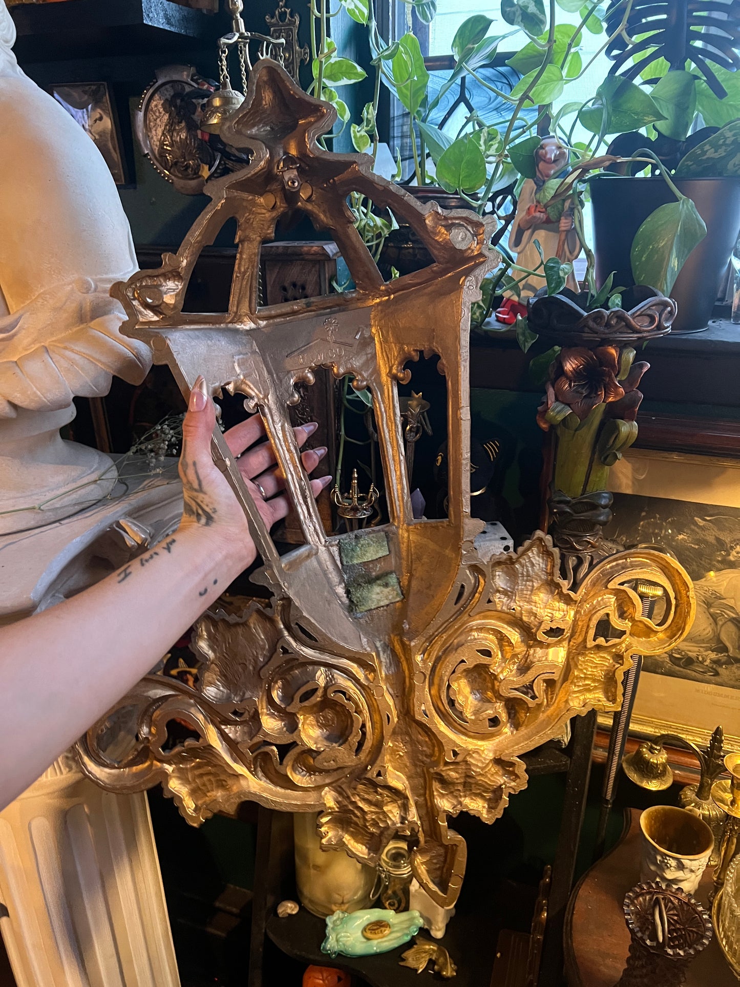 Hollywood Regency Lantern Wall Decor