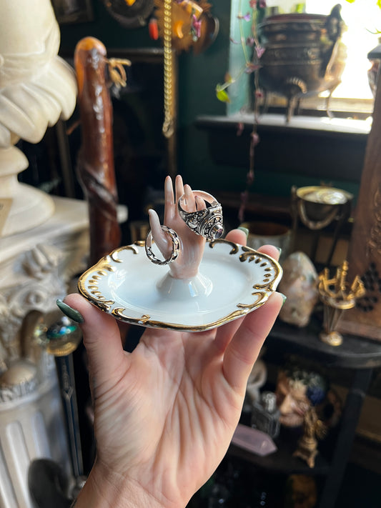 Porcelain Hand Ring Dish