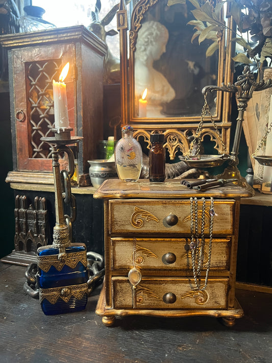 Italian Gold Florentine Jewelry Box