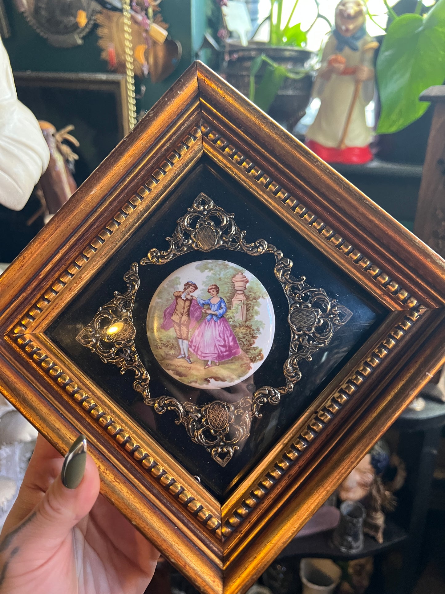 Fragonard Cameo Gold Gilt Frames