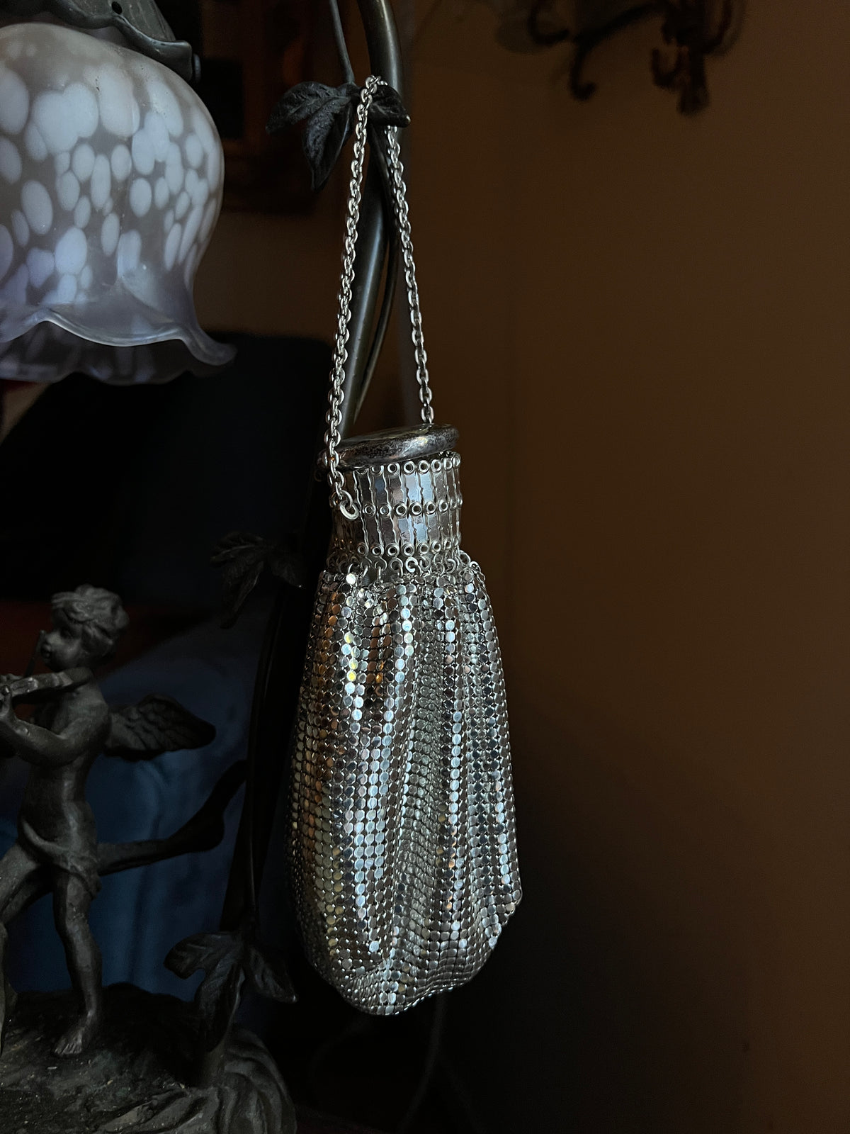 Art Deco Whiting & Davis Mesh Dance Purse c. 1920s–1930s